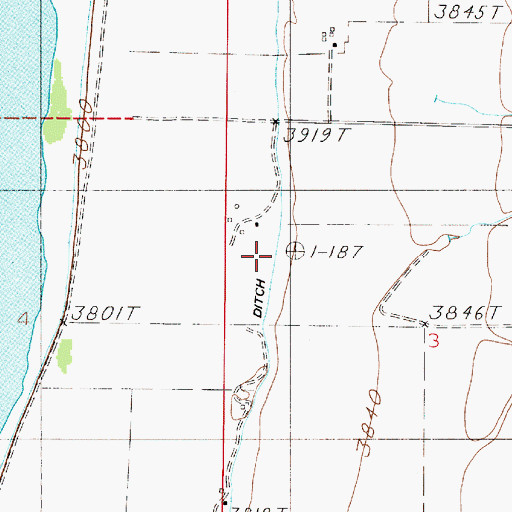Topographic Map of 07N02E03BC__02 Well, MT