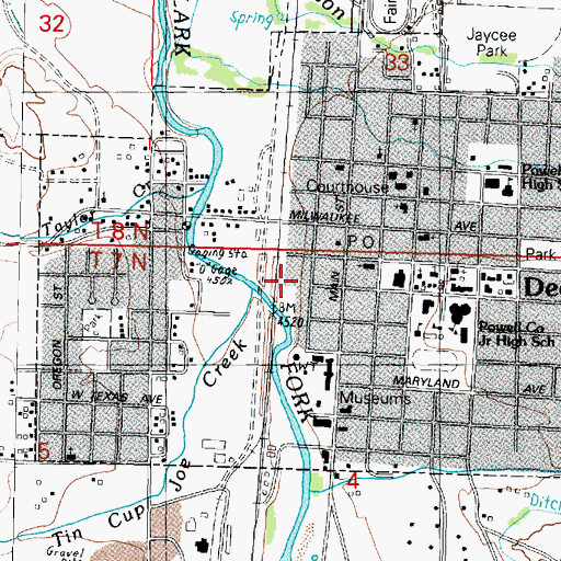 Topographic Map of 07N09W04BABD01 Well, MT