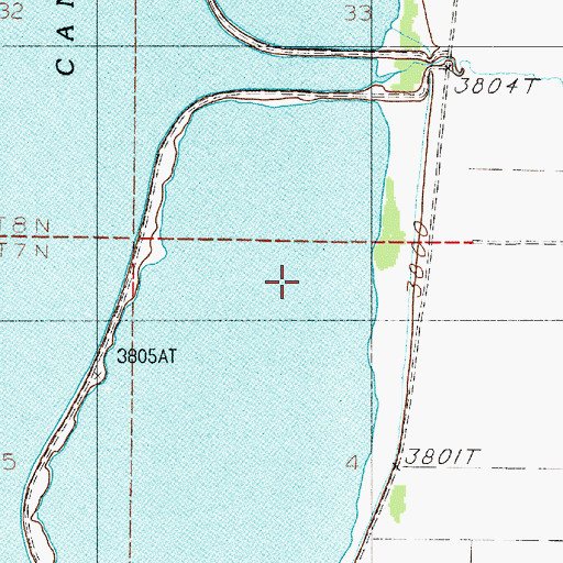 Topographic Map of 07N02E04BA__04 Well, MT