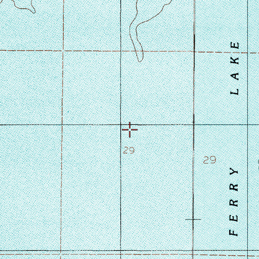 Topographic Map of 08N02E29BD__01 Well, MT
