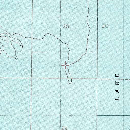 Topographic Map of 08N02E20CD__02 Well, MT