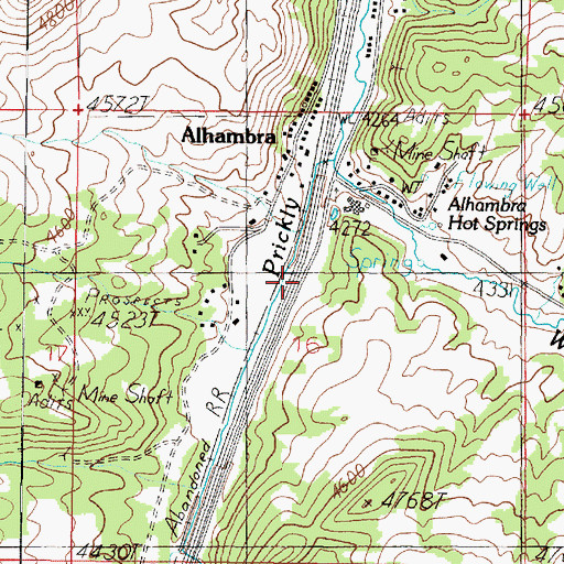 Topographic Map of 08N03W16ACBC01 Well, MT
