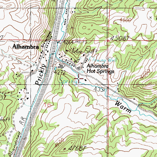 Topographic Map of 08N03W16ADB_01 Well, MT