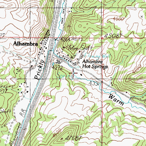 Topographic Map of 08N03W16ACA_01 Spring, MT