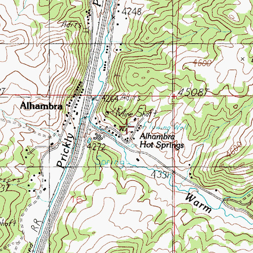 Topographic Map of 08N03W16AAC_01 Well, MT