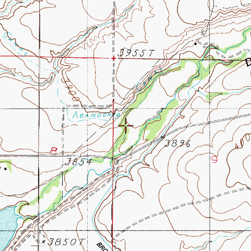 Topographic Map of 08N02E09BC__01 Well, MT