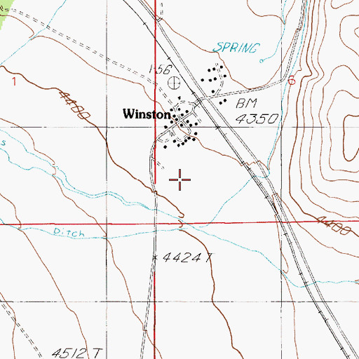 Topographic Map of 08N01E06CC__02 Well, MT
