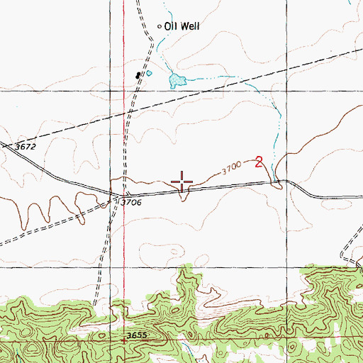 Topographic Map of 08N24E02C___01 Well, MT