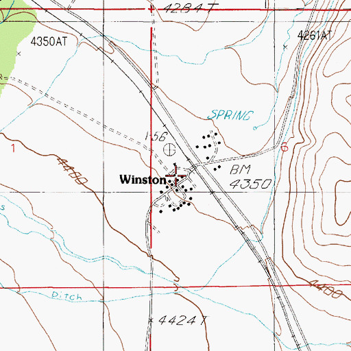 Topographic Map of 08N01E06CB__02 Well, MT