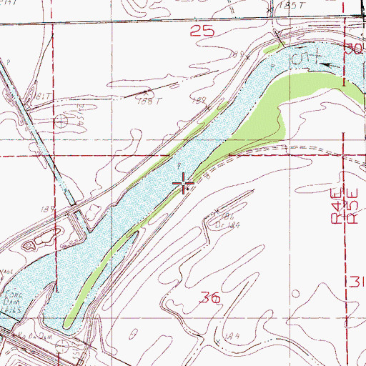 Topographic Map of Peters Rock Church (historical), AR