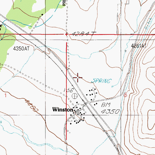 Topographic Map of 08N01E06BC__02 Well, MT