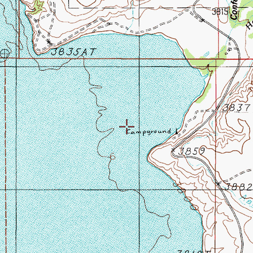 Topographic Map of 08N02E06AC__01 Well, MT