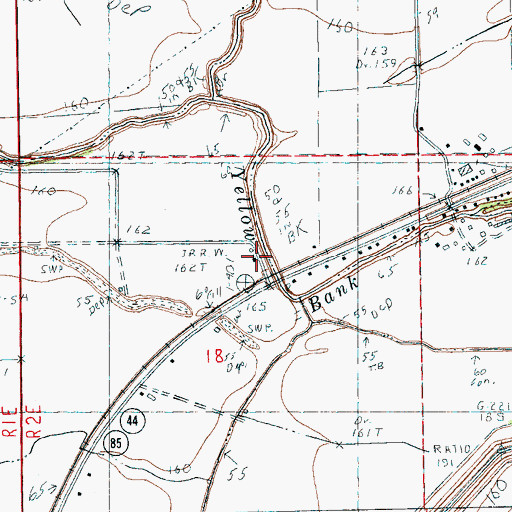 Topographic Map of Gumwood Church, AR