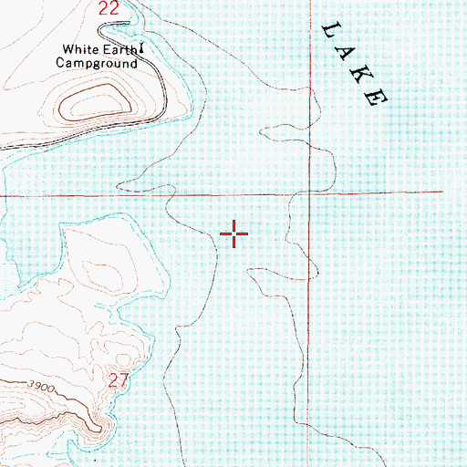 Topographic Map of 09N01E27AA__01 Well, MT