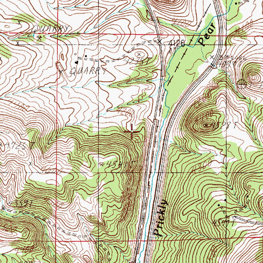 Topographic Map of 09N03W23BDDD01 Well, MT