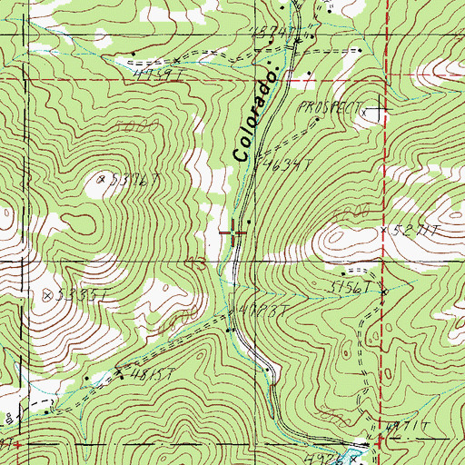 Topographic Map of 09N05W13ACDB01 Well, MT