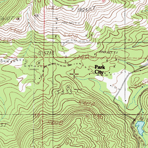 Topographic Map of 09N04W16BACB01 Well, MT