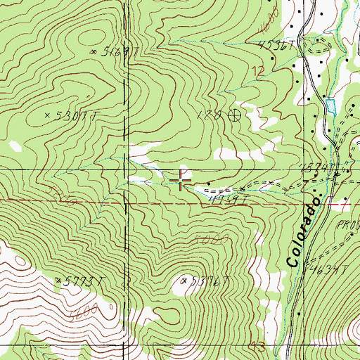 Topographic Map of 09N05W12CCDA01 Well, MT
