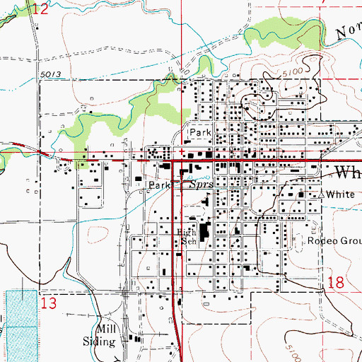 Topographic Map of 09N07E18BBB_01 Spring, MT