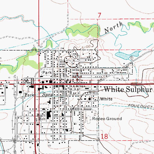 Topographic Map of 09N07E07CD__01 Well, MT