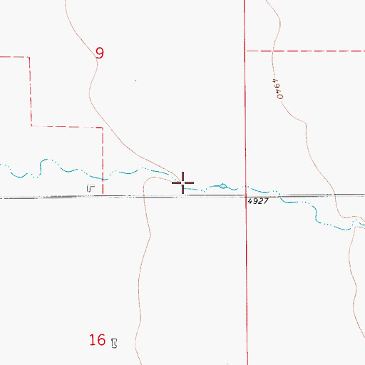 Topographic Map of 09N06E09D___01 Well, MT
