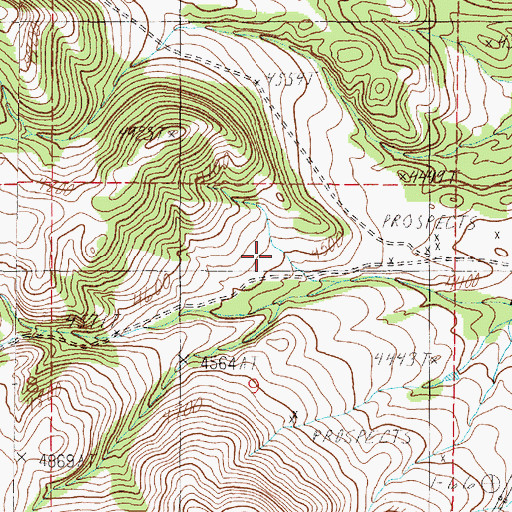 Topographic Map of 09N03W09ABCB01 Well, MT