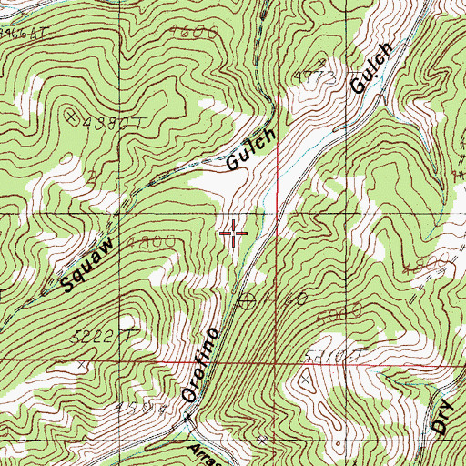 Topographic Map of 09N04W02DADB01 Well, MT