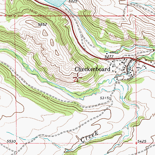 Topographic Map of 09N09E02____01 Well, MT