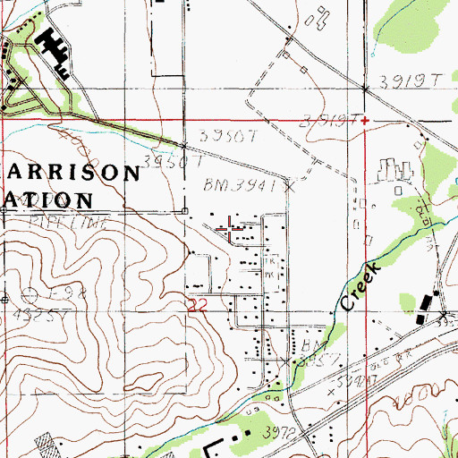 Topographic Map of 10N04W22ACAB02 Well, MT