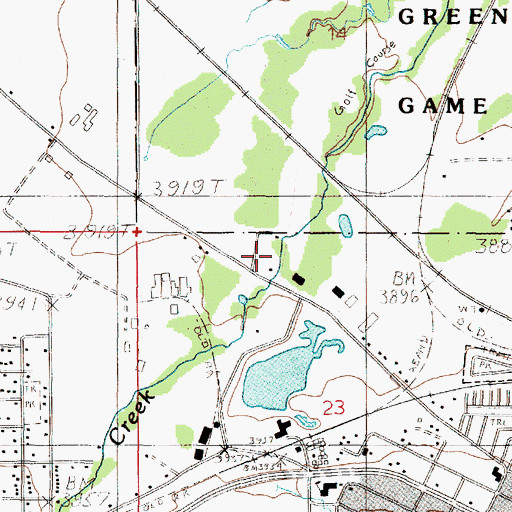 Topographic Map of 10N04W23BAB_01 Well, MT