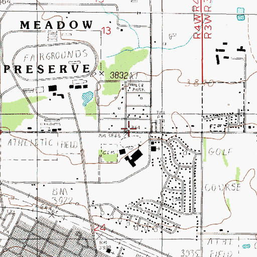 Topographic Map of 10N04W13DCDC01 Well, MT