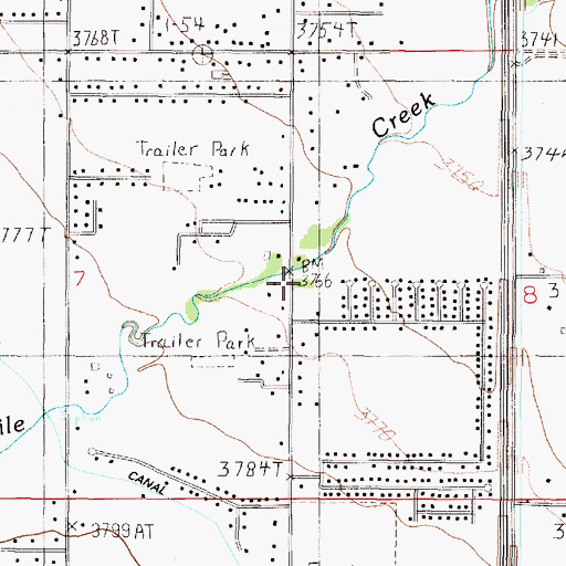 Topographic Map of 10N03W07ADD_02 Well, MT