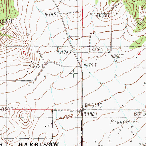 Topographic Map of 10N04W03DADA01 Well, MT