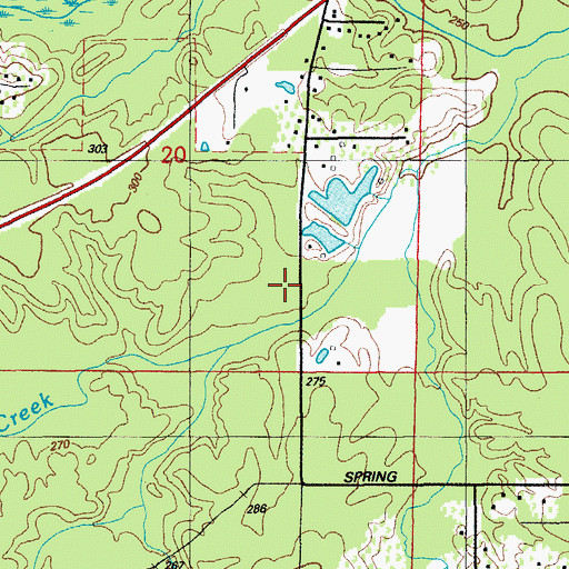 Topographic Map of Eastern Star Club (historical), AR