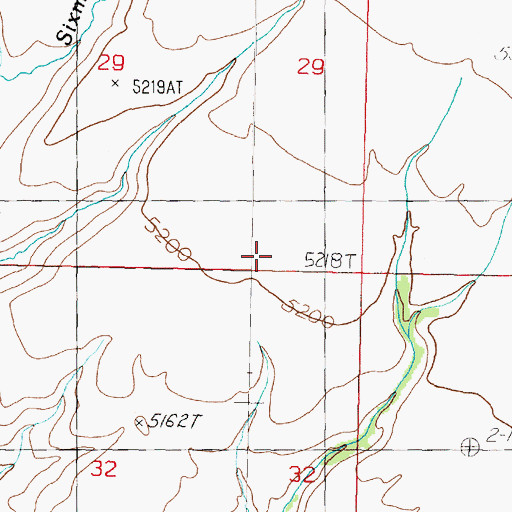 Topographic Map of 11N08W20ACAC01 Well, MT