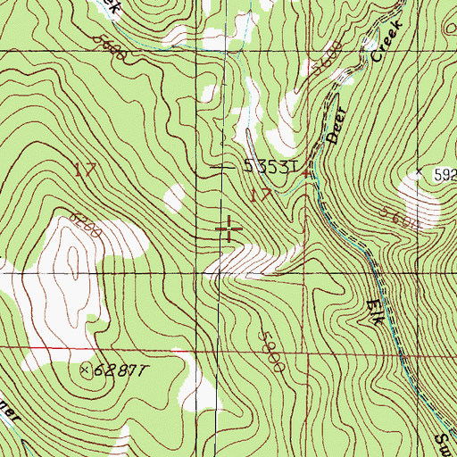 Topographic Map of 11N03W16CCCB01 Well, MT