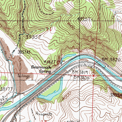 Topographic Map of 11N14W11DCAC01 Well, MT