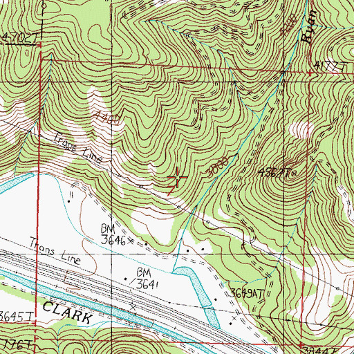Topographic Map of 11N15W07DBCA01 Well, MT