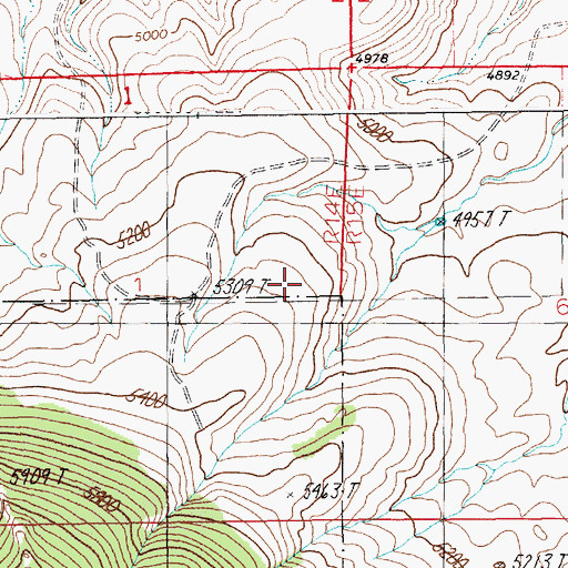 Topographic Map of 11N14E01AD__01 Spring, MT