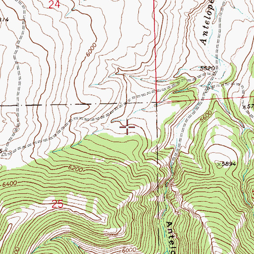 Topographic Map of 12N12E25AA__01 Spring, MT