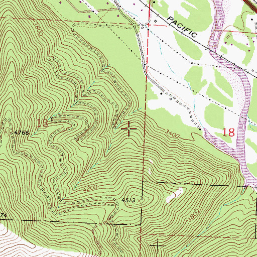 Topographic Map of 12N18W12DDD_01 Well, MT