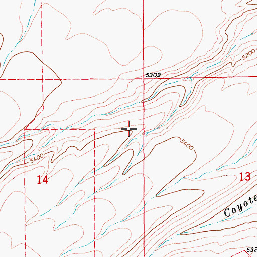 Topographic Map of 12N13E14AA__01 Spring, MT