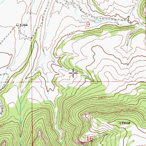 Topographic Map of 12N12E09CD__01 Spring, MT