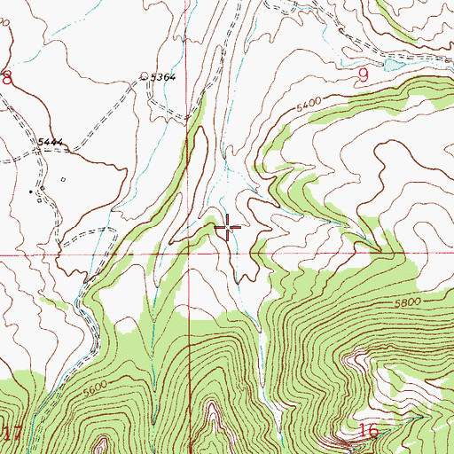 Topographic Map of 12N12E09CC__01 Spring, MT