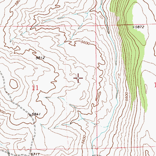 Topographic Map of 12N12E11AD__01 Spring, MT