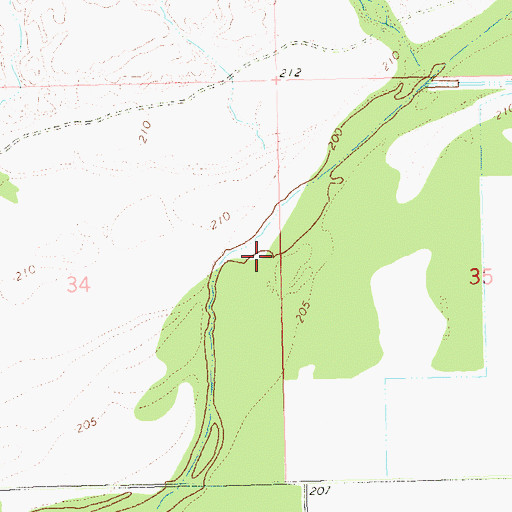Topographic Map of Mohawk Valley, AZ