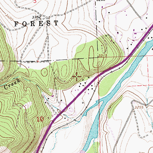 Topographic Map of 12N20W10AA__01 Well, MT