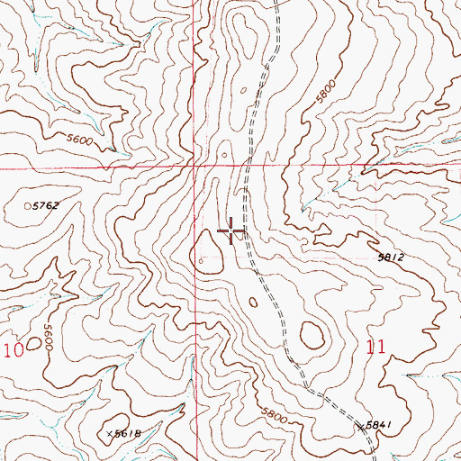 Topographic Map of 12N12E11BB__01 Spring, MT