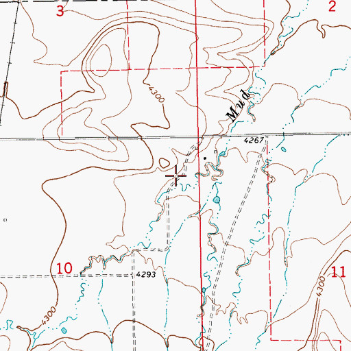 Topographic Map of 12N15E10AA__03 Well, MT