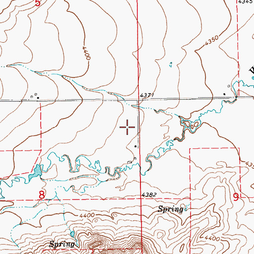 Topographic Map of 12N15E08AA__02 Well, MT